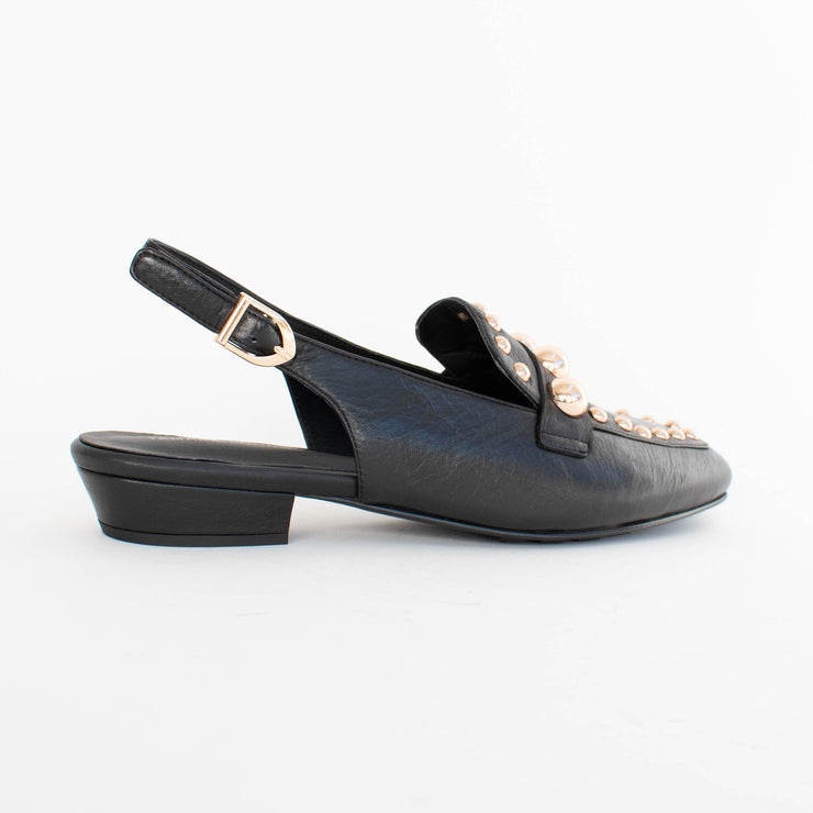 Tamara London Breann Black Shoes back. Size 44 womens shoes
