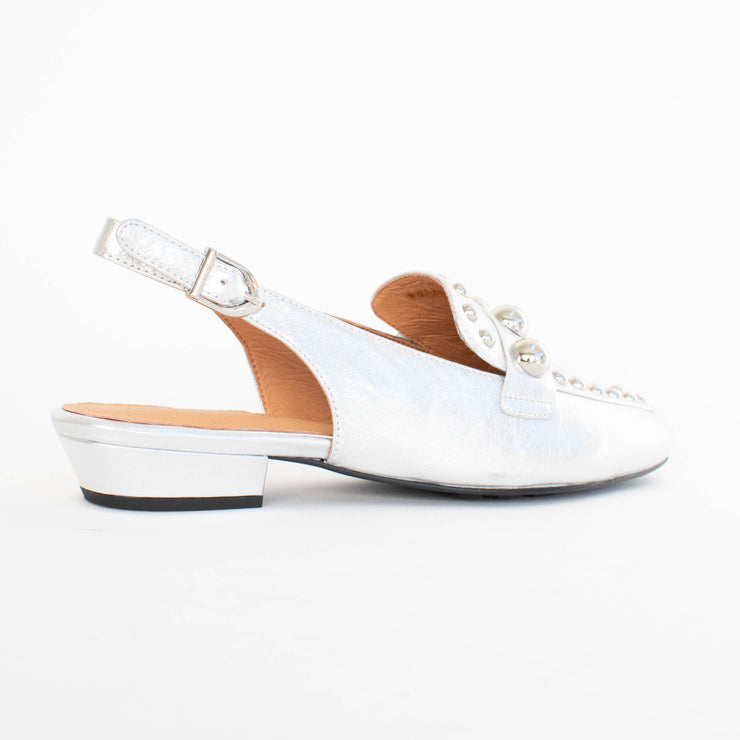 Tamara London Breann Silver Shoes back. Size 44 womens shoes