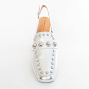 Tamara London Breann Silver Shoes top. Size 46 womens shoes