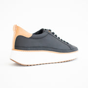 Hush Puppies Burst Black Sneaker back. Size 12 womens shoes