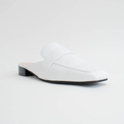 Tamara London Bastian White mules front. Size 43 womens shoes