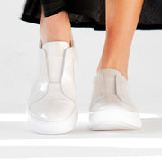 Gelato Jazzy Egret Sneaker Model Shot front. Size 43 womens shoes