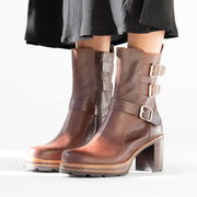 Bresley Devious Brown Vintage Model Shot front. Size 42 womens shoes
