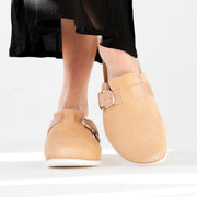 Frankie4 Margot Camel Model Shot front. Size 12 womens shoes