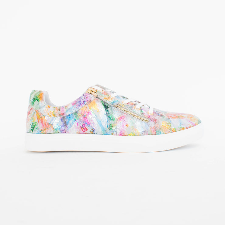 Klouds Cara Print Sage Sneakers side. Size 42 womens shoes