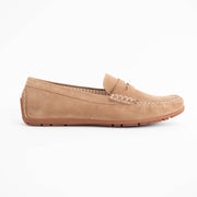 Sioux Carmona 700 Biscotto Moccasins side. Size 10 womens shoes