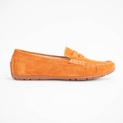 Sioux Carmona 700 Valley Rust Moccasins side. Size 10 womens shoes
