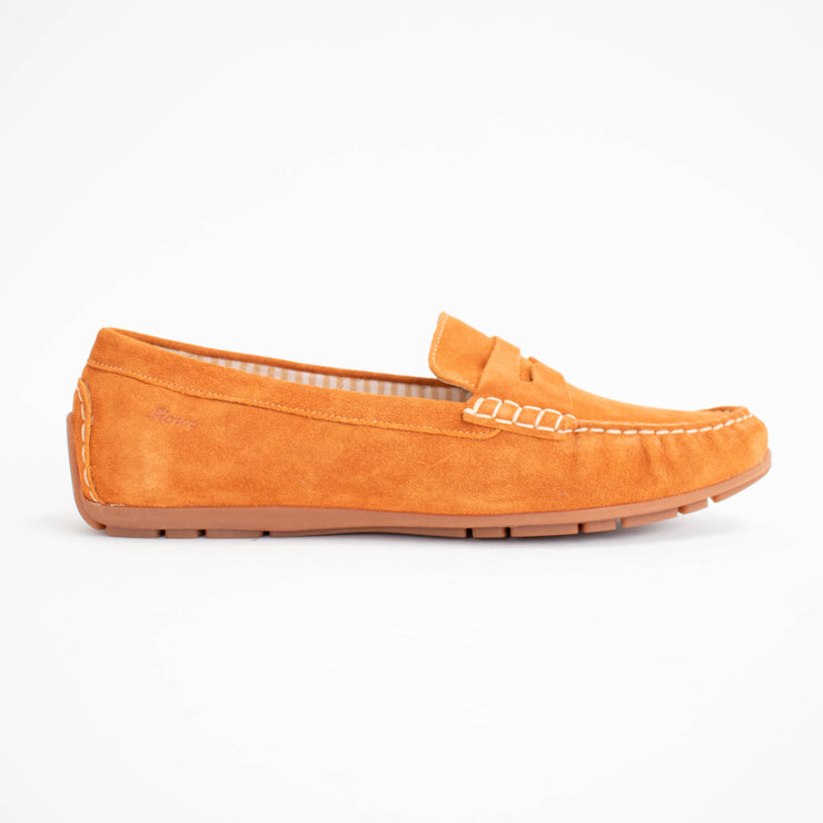 Sioux Carmona 700 Valley Rust Moccasins side. Size 10 womens shoes