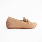 Sioux Carmona 700 Biscotto Moccasins back. Size 11.5 womens shoes