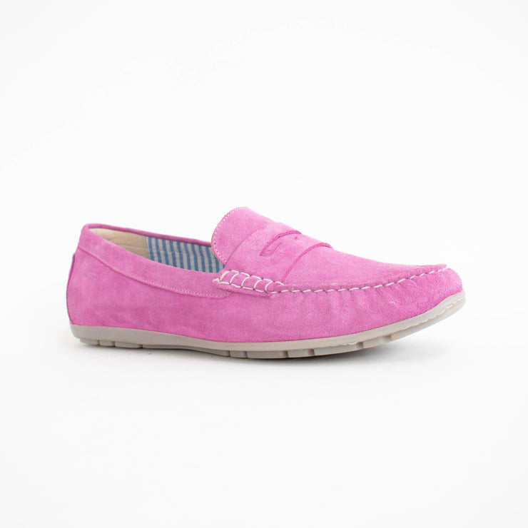Sioux Carmona 700 Deep Rose Moccasin front. Size 11 womens shoes