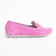 Sioux Carmona 700 Deep Rose Moccasin back. Size 11.5 womens shoes