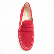 Carmona 700 Rosso Red Moccasins top. Size 12 womens shoes