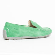 Sioux Carmona 700 Green Moccasin back. Size 11.5 womens shoes