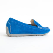 Sioux Carmona 700 Savoy Blue Moccasins back. Size 11.5 womens shoes