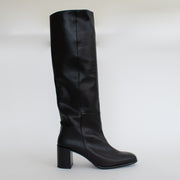 Dansi Castile Black Long Boot side. Size 42 womens shoes