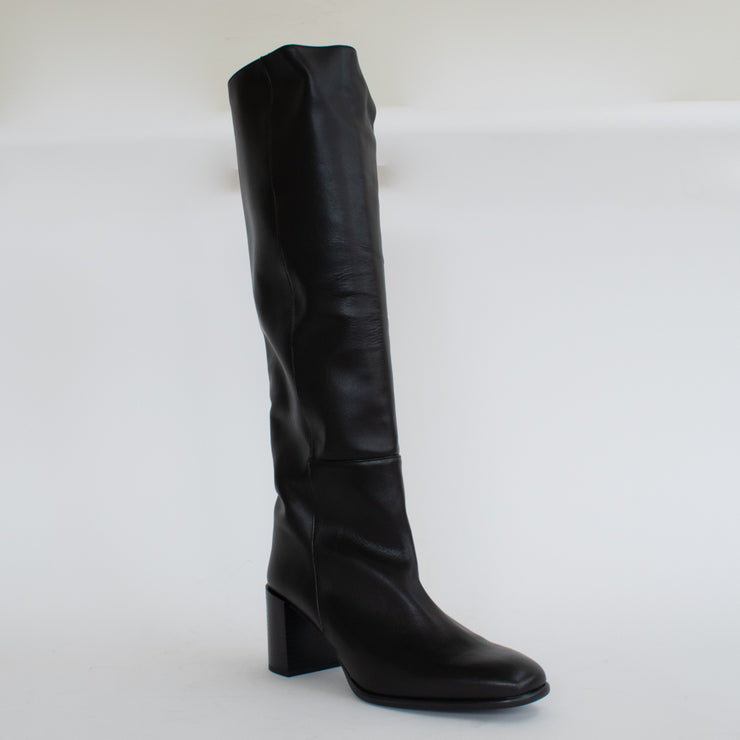 Dansi Castile Black Long Boot front. Size 43 womens shoes