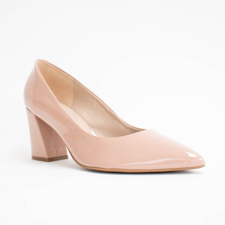 Capelli Rossi Cecilia Almond Patent Shoes front. Size 42 womens shoes