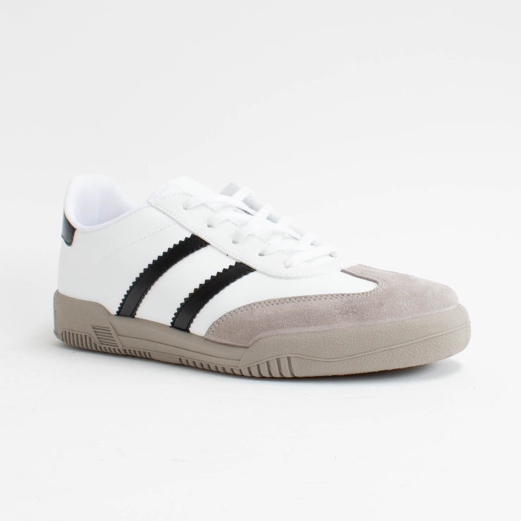 Plumaflex Charlie White Black Sneaker front. Size 43 womens shoes