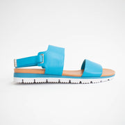 Isabella Chloe Blue Sandals side. Size 42 womens shoes