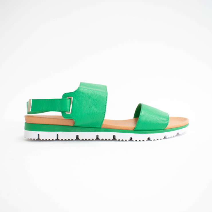 Isabella Chole Emerald Green Sandals side. Size 42 womens shoes