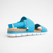 Isabella Chloe Blue Sandals back. Size 44 womens shoes