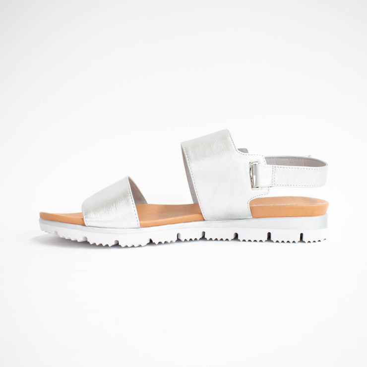 Isabella Chloe Silver Sandals inside. Size 45 womens shoes