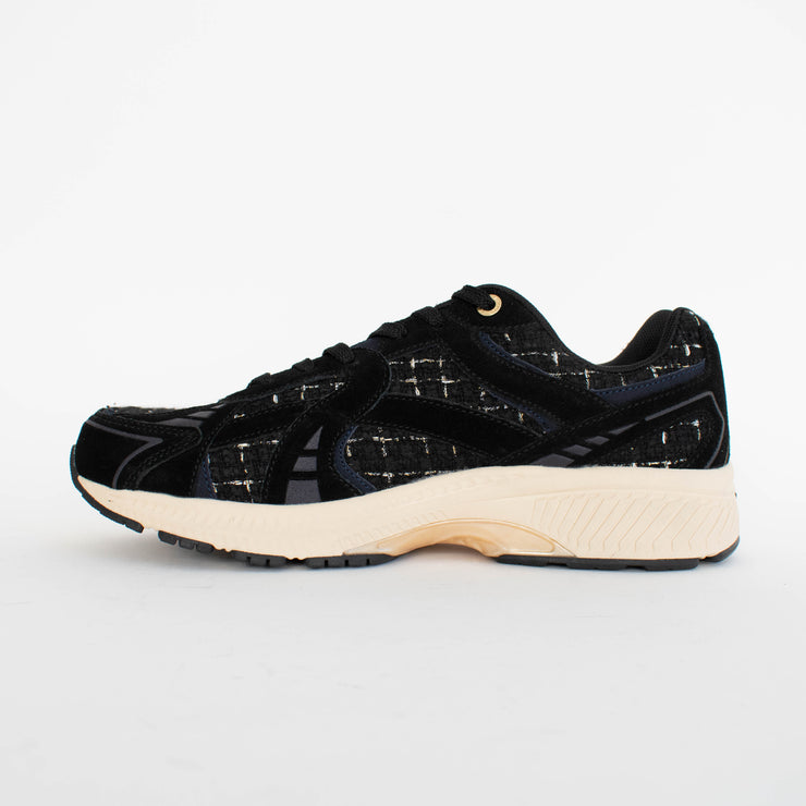ASFVLT City Run Black Tweed Sneakers inside. Size 45 womens shoes