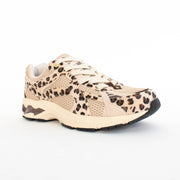 ASFVLT City Run Leopard Sneakers front. Size 43 womens shoes
