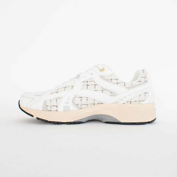 ASFVLT City Run White Tweed Sneakers inside. Size 45 womens shoes