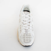 ASFVLT City Run White Tweed Sneakers top. Size 42 womens shoes