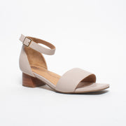 Ziera Clairest Nude Sandal front. Size 43 womens shoes