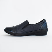 Cabello Claire Navy Patent Shoes inside. Size 42 womens shoes
