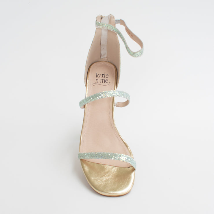 KatieNMe Clifton Sparkle Jewel Sandals top. Size 46 womens shoes