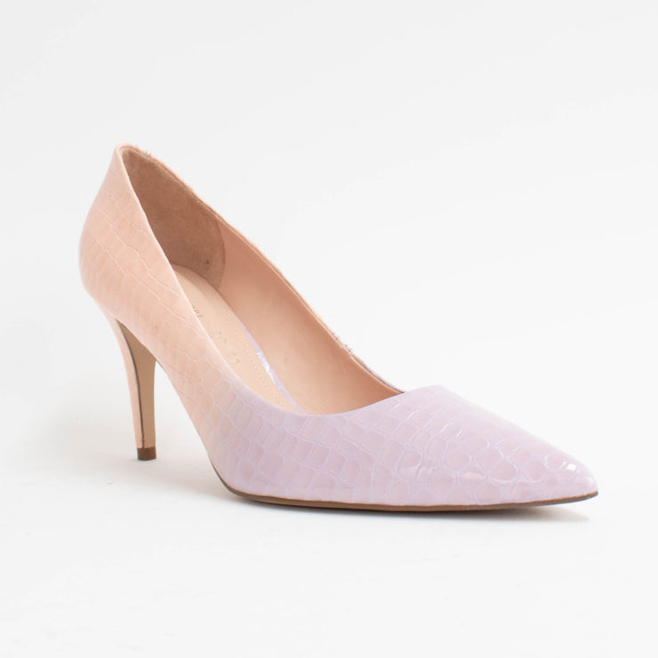 Capelli Rossi Cora Croco Lilac Salmon Shoes front. Size 42 womens shoes