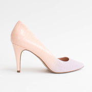Capelli Rossi Cora Croco Lilac Salmon Shoes back. Size 42 womens shoes