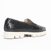 Sioux Cortizia 732 Black Moccasin back. Size 11.5 womens shoes