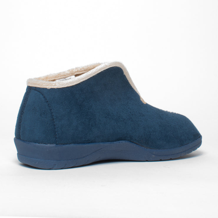 Ziera Cuddles Royal Blue Slipper back. Size 44 womens shoes