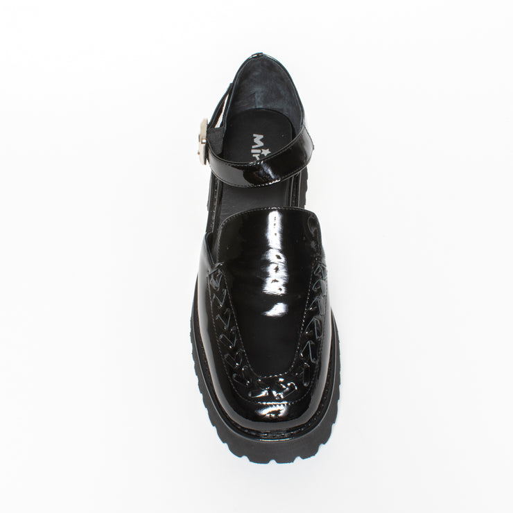 Minx Current Black Patent Shoe top. Size 43 womens shoes