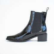 Bresley Daily Black Crinkle Anke Boots inside. Size 45 womens shoes 