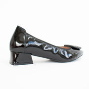 Bresley Dame Black Patent Shoes back. Size 44 womens shoes