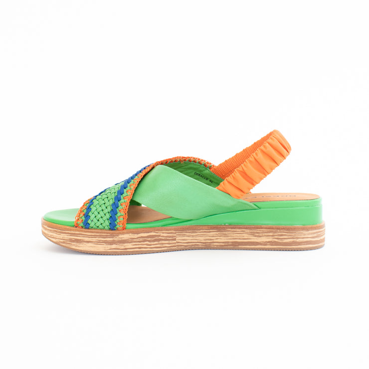 Bresley Debacle Green Multi Sandals inside. Size 45 womens shoes