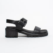 Bresley Delight Black Sandal side. Size 42 womens shoes