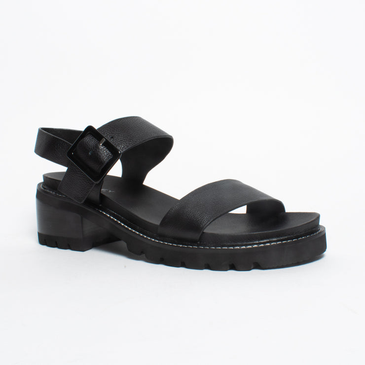 Bresley Delight Black Sandal front. Size 43 womens shoes