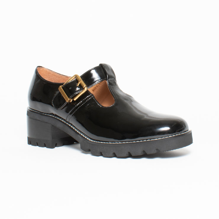 Bresley Derry Black Shoe front. Size 43 womens shoes