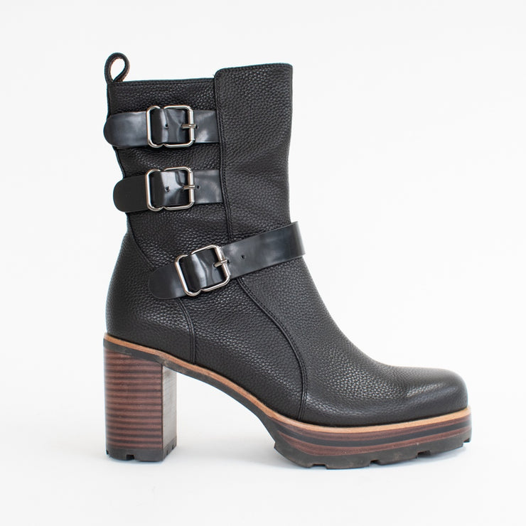 Bresley Devious Black Boot side. Size 42 womens shoes