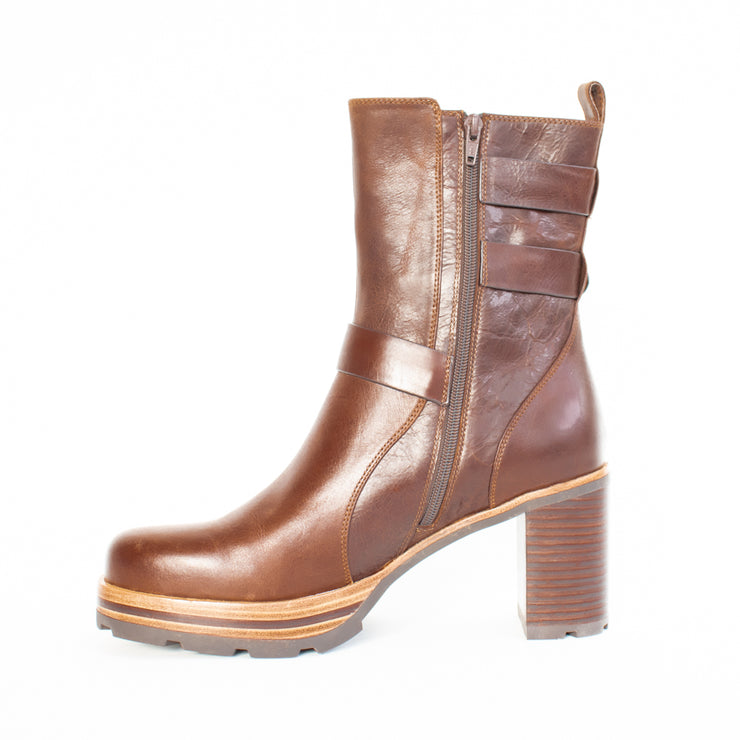 Bresley Devious Brown Vintage Ankle Boots inside. Size 45 womens shoes