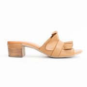 Hinako Dixie Tan Sandals side. Size 42 womens shoes