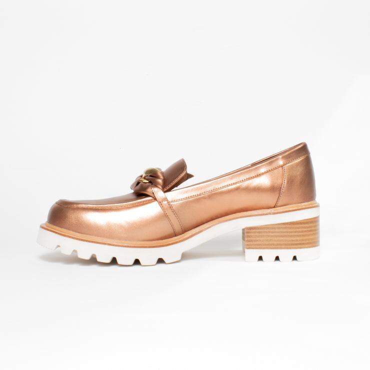 Bresley Dobbie Copper Loafer inside. Size 45 womens shoes