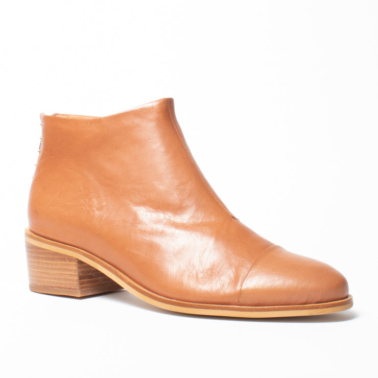Bresley Drake Tan Ankle Boot front. Size 43 womens shoes