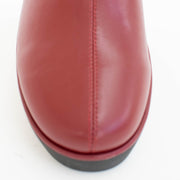 Bresley Petunia Cherry Cream Boot toe. Size 42 womens shoes